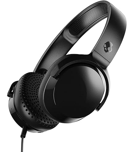 レア！Skullcandy ヘッドフォン Amazon.com: Skullcandy Riff Wired On-Ear Headphones – Black